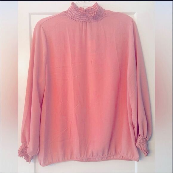 Sweet Pea for New York And Company Seashell Pink Blouse - Picture 1 of 8
